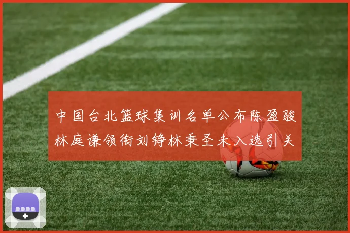 中国台北篮球集训名单公布陈盈骏林庭谦领衔刘铮林秉圣未入选引关注